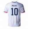 Vereinigte Staaten Christian Pulisic #10 Heimtrikot Copa America 2024 Kurzarm